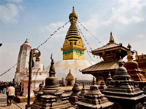Swayambhunath In Kathmandu Nepal Is Probably The Most Sacred Among