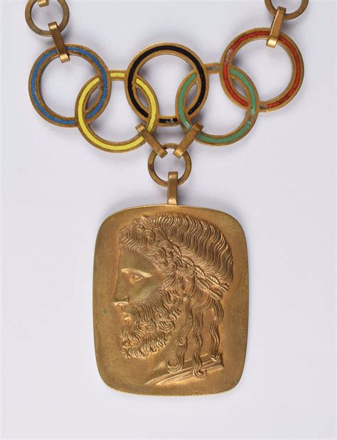 The xith olympic games berlin, 1936: Berlin 1936 Summer Olympics Golden IOC Chain