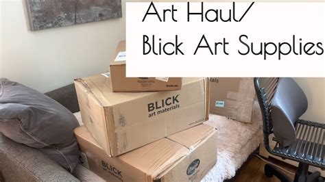 Major Art Haul Blick Art Supplies Acrylic Art Supplies Youtube