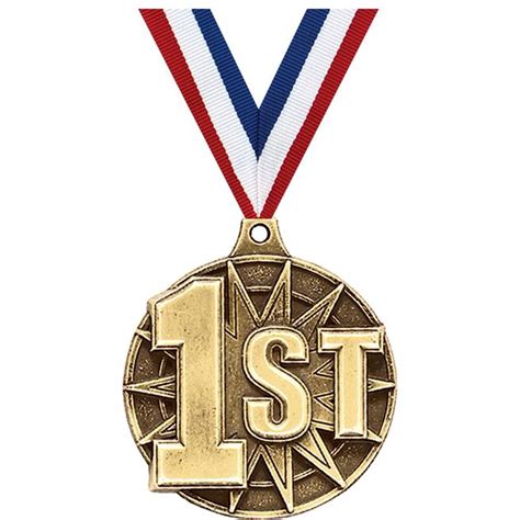 1st Place Medals 2 Gold Diecast 1st Place Medal Award 20 Pack