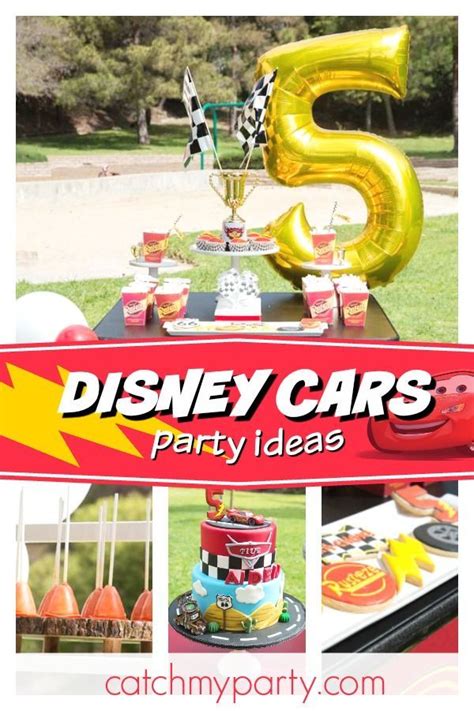 Cars Disney Movie Birthday Lightning Mcqueen Ka Chow 5th Birthday
