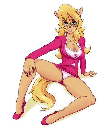 rule 34 2d angeliccmadness anthro bra callie briggs hanna barbera office lady open blouse