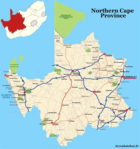 La Province Du Northern Cape Cap Du Nord En Afrique Du Sud