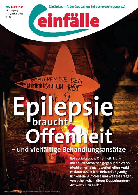 Einfälle 139140 Deutsche Epilepsievereinigung