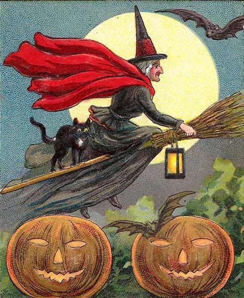 192 Best Halloween Vintage Art Images On Pinterest Vintage Halloween