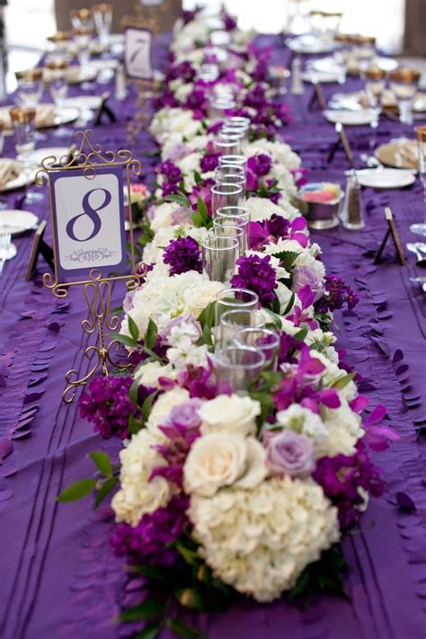 Wedding Stuff Ideas Purple Wedding Centerpiece Ideas