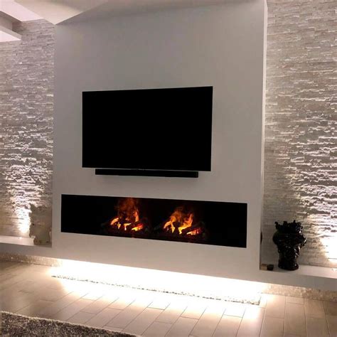 lareira elétrica conheça as vantagens e desvantagens 49 modelos modernfirepla… living room