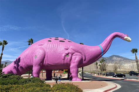 The Worlds Largest Dinosaur Statues Near Palm Springs California