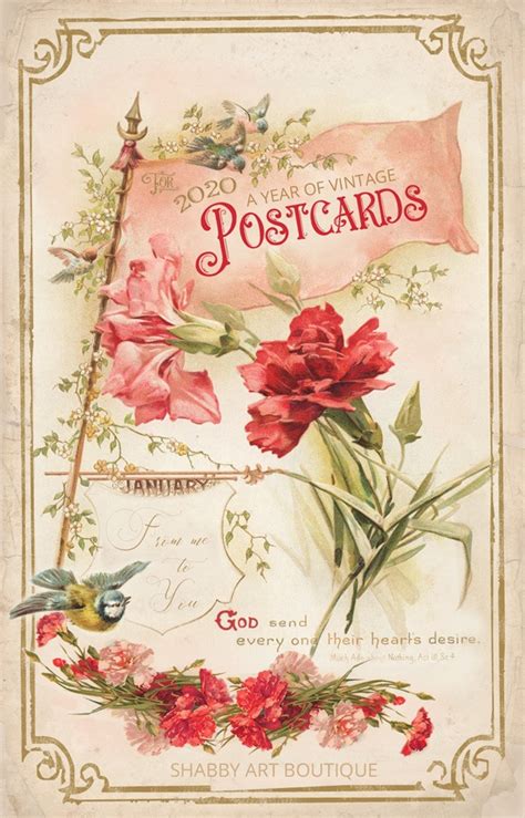 Printable Vintage Postcards Printable World Holiday