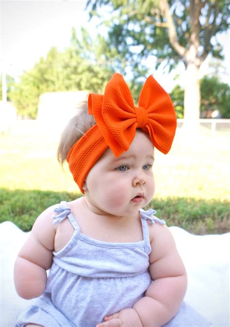 Tangerine Stand Up Headwraps Permanently Sewn Pull Proof Etsy