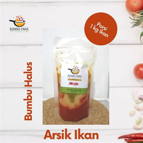 Bumbu Halus Arsik Ikan Mas Porsi 1kg Ikan | Makanan khas Batak | Shopee