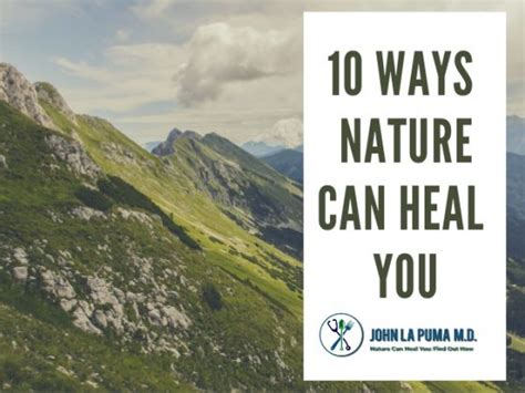 Top 10 Ways Nature Can Heal You Slideshare Healthy Living Wellness