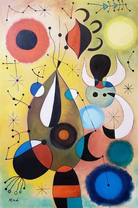 Joan Miro Oil On Canvas Arthistorylessons Avec Images Peintures