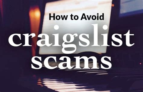 How To Avoid Craigslist Scams Scam Detector