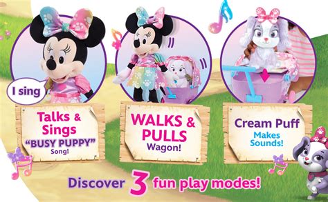 Disney Junior Minnie Mouse Waggin Wagon Lights And Sounds