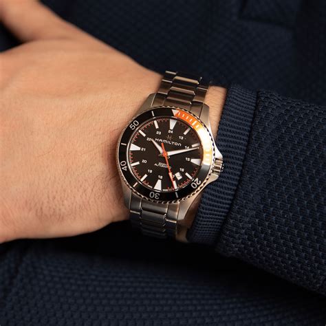 Hamilton khaki navy scuba (h82305931) specification. Hamilton Khaki Navy Scuba Mens Watch H82305131