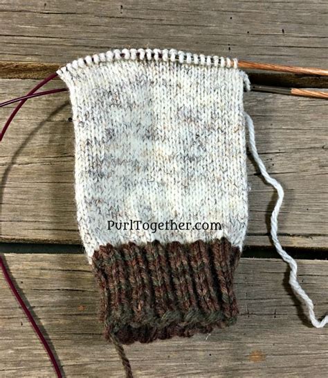 basic sock tutorial part 1 the cuff and leg purl together knitting socks purl knitting