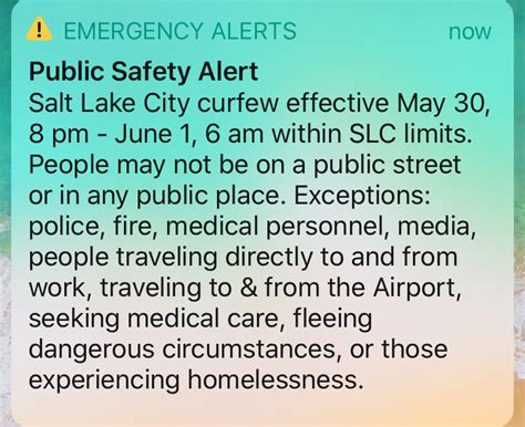 The sounding of a bell at evening. Salt Lake City curfew: what this means for you