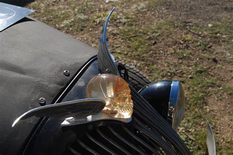 Bad angry duck biker and motorcyclist in helmet from death proof hood ornament $29. Custom | hood ornaments | Pinterest