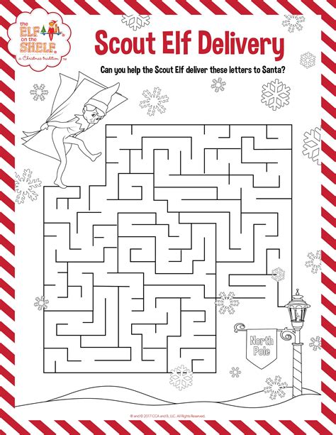 Printable Elf Activities Printable Word Searches