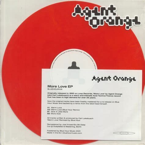 Agent Orange More Love Ep Remastered Vinyl At Juno Records
