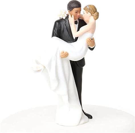 Wedding Collectibles Interracial Wedding Cake Toppers Bride And Groom African