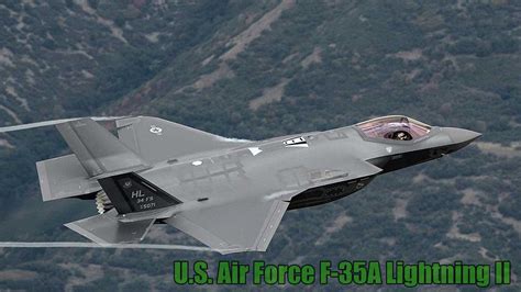 Fighter Jet Wallpaper With Us Air Force F 35a Lightning Ii Aircraft