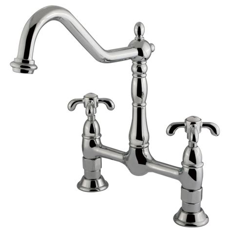 Check spelling or type a new query. Kingston Brass Victorian 2-Handle Bridge Kitchen Faucet ...