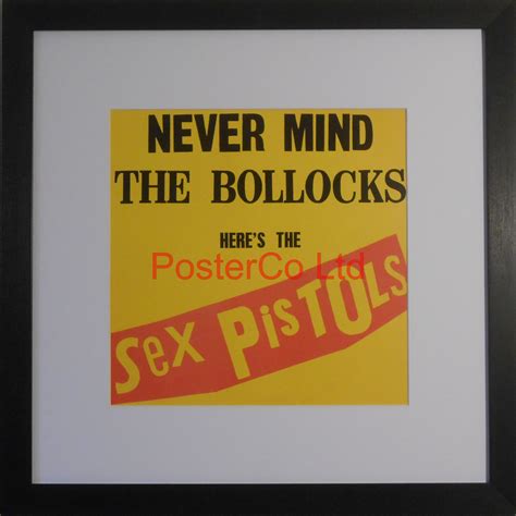 sex pistols never mind the bollocks album cover art framed print 16 h x art prints
