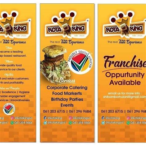 Menu At Kota King Restaurant Soweto Protea Blvd