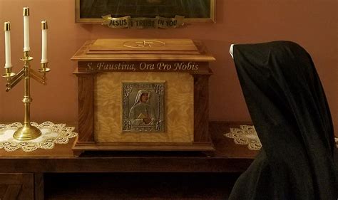 Relics Of St Faustina In Washington Dc Mercy Saint Faustina