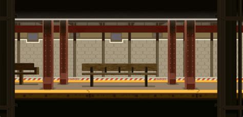 Pixel Subway Animation On Pratt Portfolios