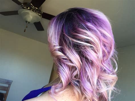 Purple Roots Pink Hair Best Hairstyles Ideas For Women And Men In 2023