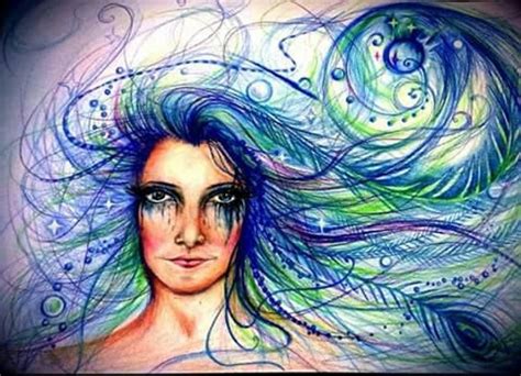 Mystical Woman Drawing