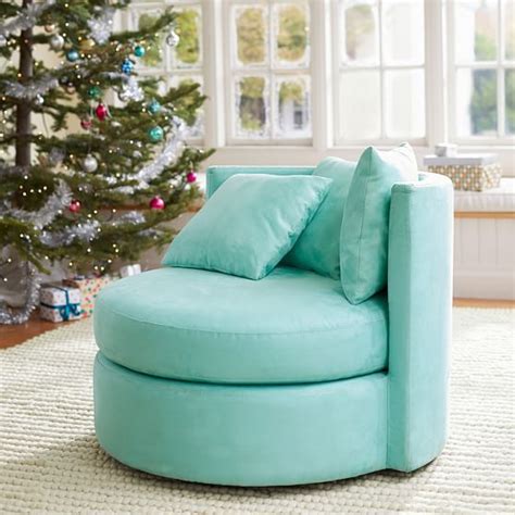 We thought we'd help you out and pottery barn had a lot of ideas we're excited to share with you. Round-About Chair | Dorm room chairs, Comfy chairs, Tufted ...