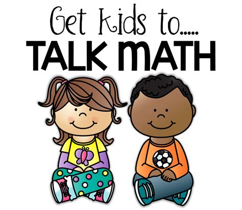 How I Get My Kids To Talk Math With Images Math Talk Math