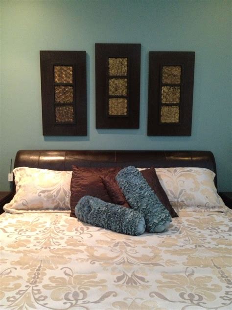 From moody black walls to chic modern decor, the possibilities for a black room are endless. Teal brown gold and cream master bedroom update!!! | Brown ...