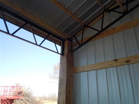 40x80steeltrusspolebarnkitwithbarjoist22 Photo By Armourmetals