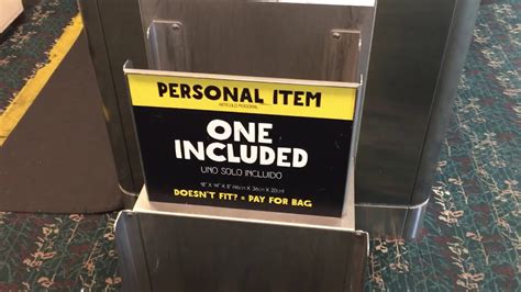 Spirit Airlines Free Personal Item Size Comparison 2018 Youtube