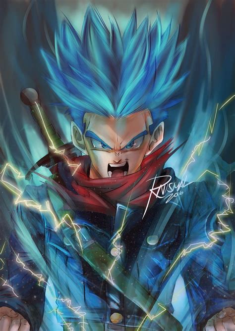 Are there any super saiyan forms from dragon ball you think we might have missed? Check out my @Behance project: "Super Saiyajin God Trunks ...