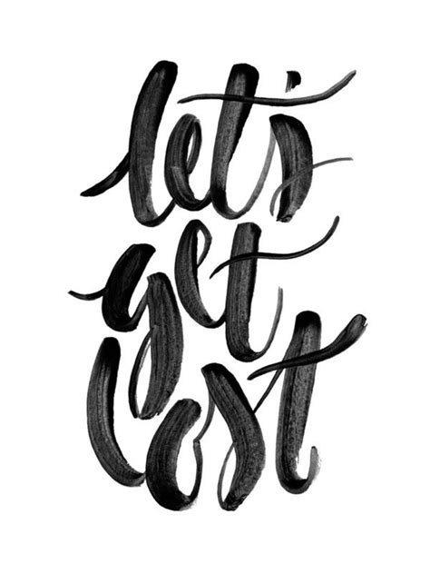 Lets Get Lost Wall Art Prints By Sam Dubeau Minted Lettering