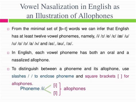 Phonemes The Phonological Units Of Language