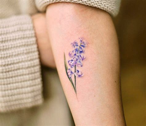 Hyacinth Flower Tattoo