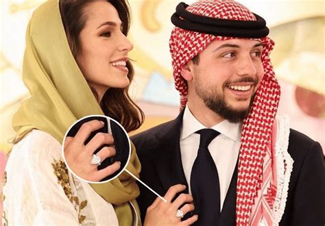 The Price Of Rajwa Al Saifs Engagement Ring From The Crown Prince Of Jordan Revealed Rashbash