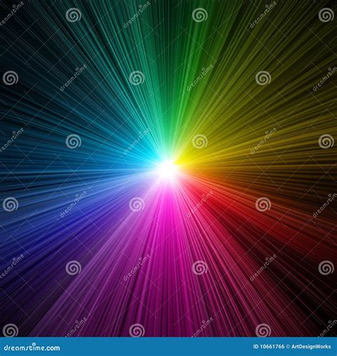Prism Light Separated To Spectrum Through Prism Optics Physics Light