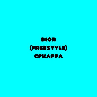 Women, with their intuitive instinct, understood that i dreamed not only of making them more beautiful, but happier too. christian dior linkin.bio/dior. Cfkappa - Dior (Freestyle) (2020) Download mp3 • Assunção News - BAIXAR MÚSICA | DOWNLOAD MP3