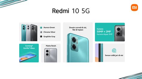 Harga Rp 2 Jutaan Redmi 10 5G Resmi Dijual Di Indonesia Jagat Gadget