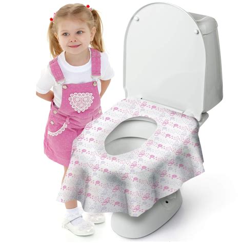 Cadily Princess Disposable Toilet Seat Covers For Kids And Adults 20pack