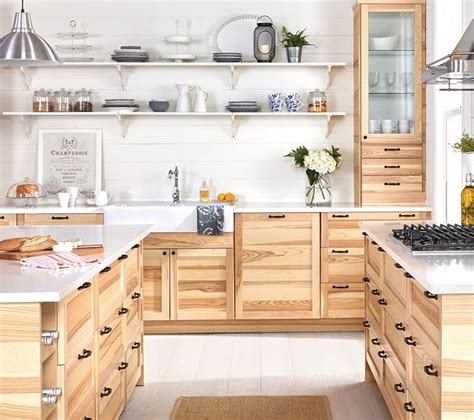 Best kitchen cabinet paint for ease of use: A large kitchen with SEKTION/TORHAMN natural ash doors ...