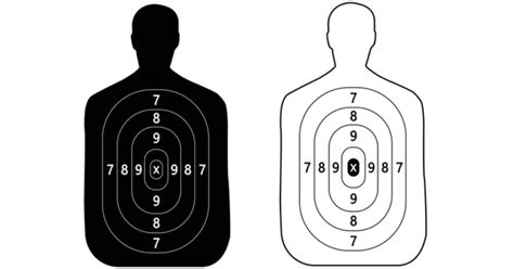 Campaign To Eliminate Black Human Silhouette Targets At Shooting Ranges
